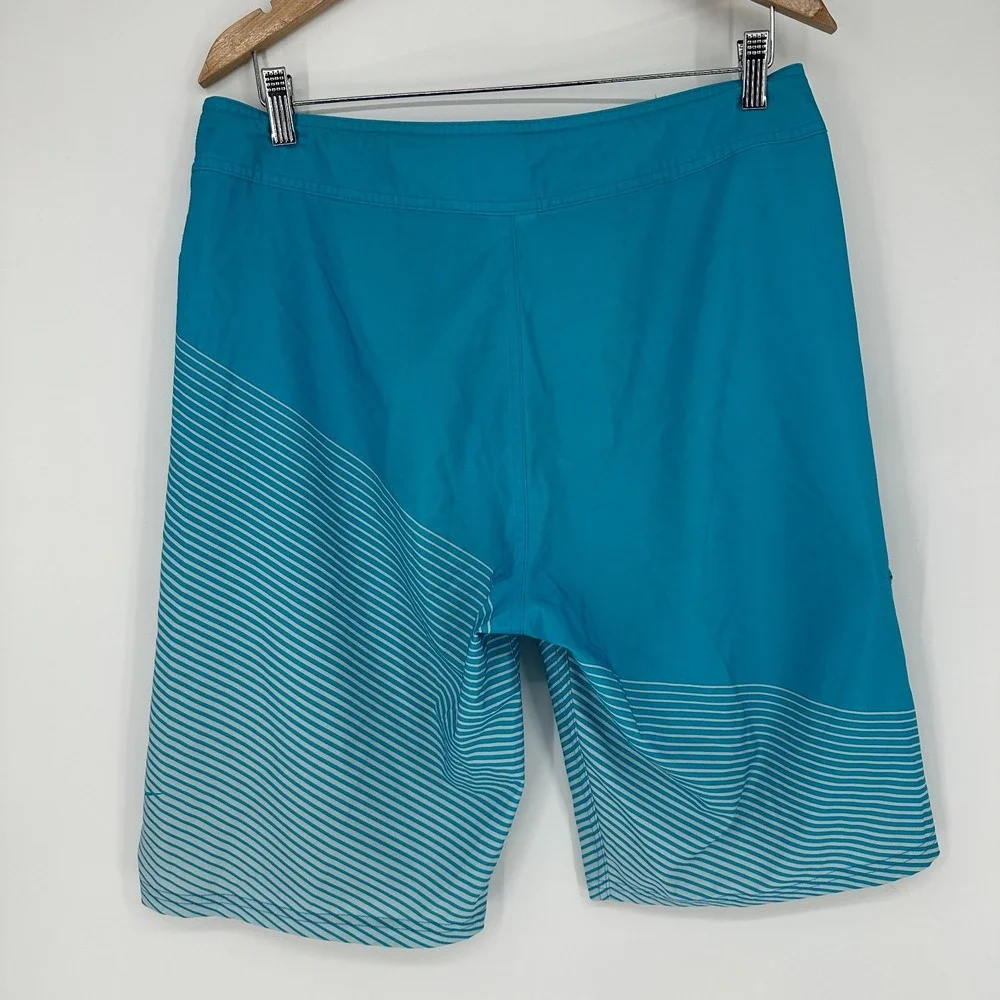 Nike Medium Board Shorts swimwear Mens blue size 34 drawstring